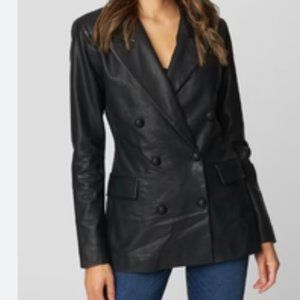 BlankNYC Vegan Leather Blazer
